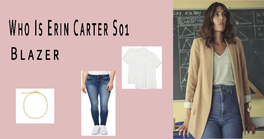 Zara High-Waisted Zw Marine Straight Jeans worn by Erin Carter (Evin Ahmad)  as seen in Who Is Erin Carter? (S01E01)